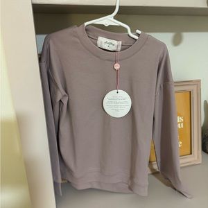 Sideline Sweatshirt - Soft Lavender , new with tags, size 6